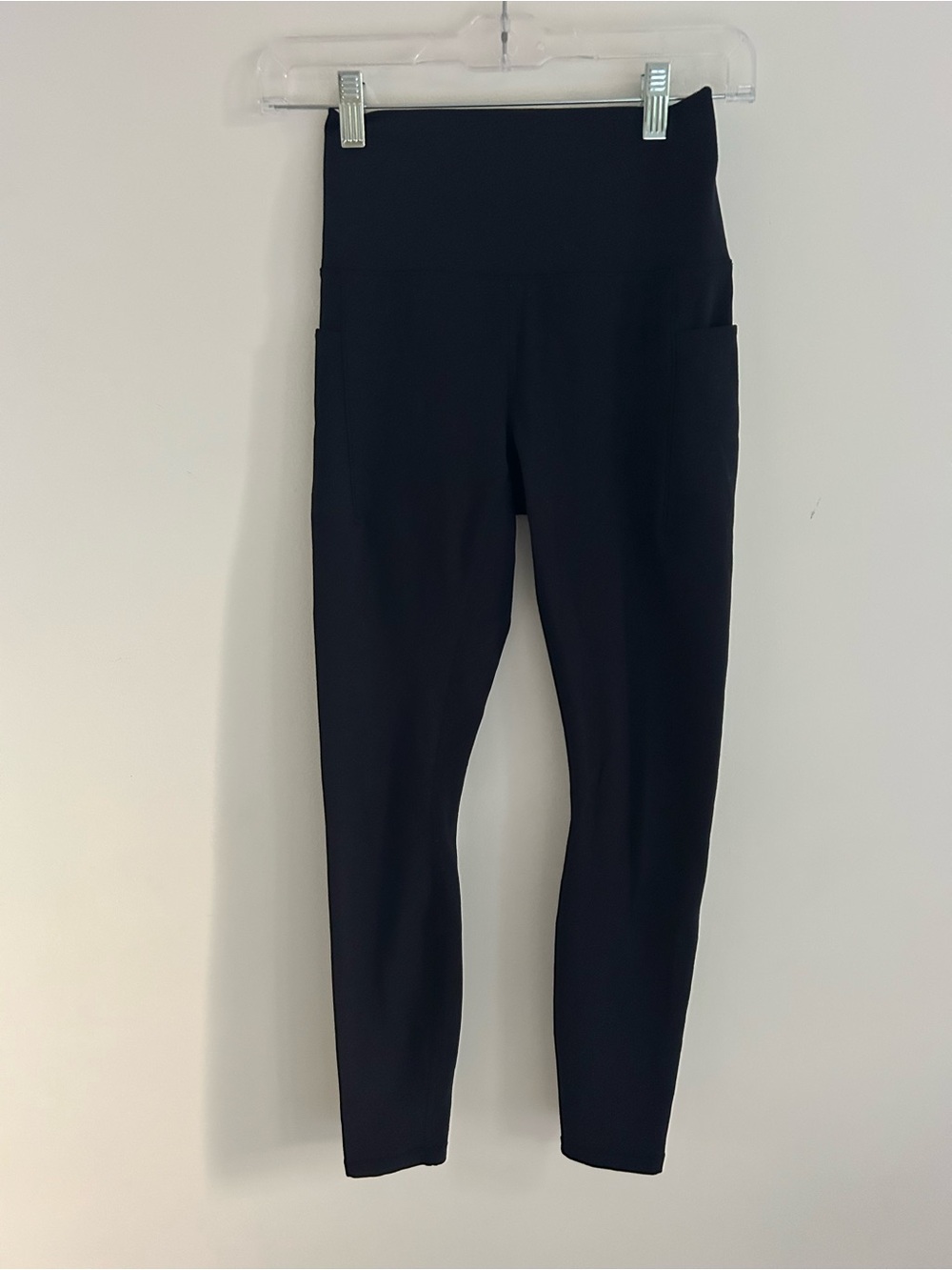 Spyder Black High-Rise Leggings with Side Pockets